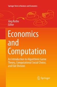 Enlarge image Cover: Economics and Computation - Springer