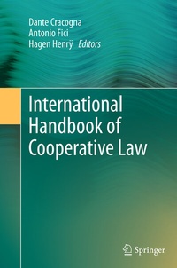 Abbildung von: International Handbook of Cooperative Law - Springer