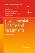 Cover: Environmental Finance and Investments - Springer