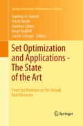 Cover: Set Optimization and Applications - The State of the Art - Springer
