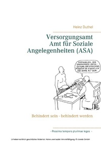 Abbildung von: Versorgungsamt - Amt für Soziale Angelegenheiten (ASA) - BoD - Books on Demand