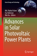 Cover: Advances in Solar Photovoltaic Power Plants - Springer