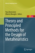 Cover: Theory and Principled Methods for the Design of Metaheuristics - Springer