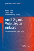 Cover: Small Organic Molecules on Surfaces - Springer