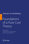 Cover: Foundations of a Pure Cost Theory - Springer