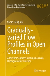 Enlarge image Cover: Gradually-varied Flow Profiles in Open Channels - Springer