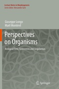 Cover: Perspectives on Organisms - Springer