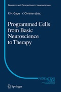Cover: Programmed Cells from Basic Neuroscience to Therapy - Springer