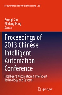 Enlarge image Cover: Proceedings of 2013 Chinese Intelligent Automation Conference - Springer