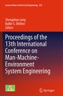 Cover: Proceedings of the 13th International Conference on Man-Machine-Environment System Engineering - Springer