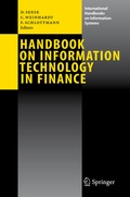 Cover: Handbook on Information Technology in Finance - Springer