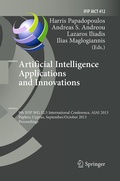 Cover: Artificial Intelligence Applications and Innovations - Springer