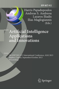 Enlarge image Cover: Artificial Intelligence Applications and Innovations - Springer