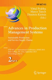 Abbildung von: Advances in Production Management Systems. Sustainable Production and Service Supply Chains - Springer