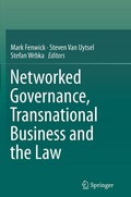 Cover: Networked Governance, Transnational Business and the Law - Springer