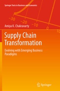 Cover: Supply Chain Transformation - Springer