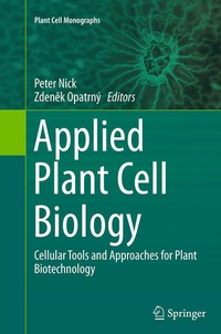 Enlarge image Cover: Applied Plant Cell Biology - Springer