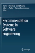 Cover: Recommendation Systems in Software Engineering - Springer
