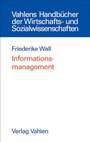 Cover: Informationsmanagement - Vahlen