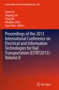 Cover: Proceedings of the 2013 International Conference on Electrical and Information Technologies for Rail Transportation (EITRT2013)-Volume II - Springer