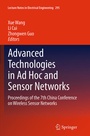 Cover: Advanced Technologies in Ad Hoc and Sensor Networks - Springer