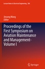 Cover: Proceedings of the First Symposium on Aviation Maintenance and Management-Volume I - Springer