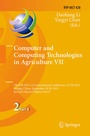 Cover: Computer and Computing Technologies in Agriculture VII - Springer
