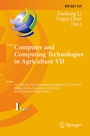Cover: Computer and Computing Technologies in Agriculture VII - Springer