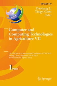 Enlarge image Cover: Computer and Computing Technologies in Agriculture VII - Springer