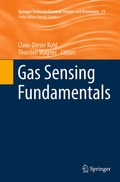 Cover: Gas Sensing Fundamentals - Springer