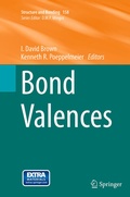 Cover: Bond Valences - Springer