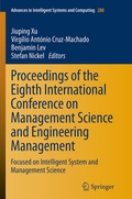 Cover: Proceedings of the Eighth International Conference on Management Science and Engineering Management - Springer