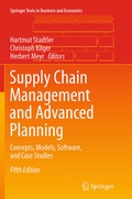 Cover: Supply Chain Management and Advanced Planning - Springer