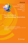 Bild: Service Science and Knowledge Innovation - Springer