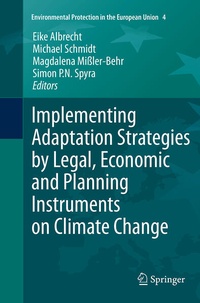 Abbildung von: Implementing Adaptation Strategies by Legal, Economic and Planning Instruments on Climate Change - Springer