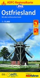 Bild: ADFC-Regionalkarte Ostfriesland, 1:75.000, rei&szlig;- und wetterfest, GPS-Tracks Download - BVA BikeMedia