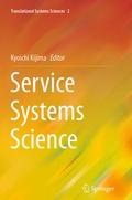 Cover: Service Systems Science - Springer