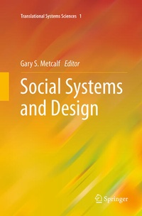 Enlarge image Cover: Social Systems and Design - Springer