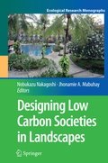 Cover: Designing Low Carbon Societies in Landscapes - Springer