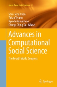 Enlarge image Cover: Advances in Computational Social Science - Springer