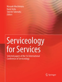 Enlarge image Cover: Serviceology for Services - Springer
