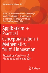 Enlarge image Cover: Applications + Practical Conceptualization + Mathematics = fruitful Innovation - Springer