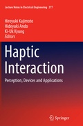 Cover: Haptic Interaction - Springer