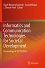 Cover: Informatics and Communication Technologies for Societal Development - Springer