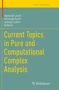 Enlarge image Cover: Current Topics in Pure and Computational Complex Analysis - Springer