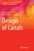 Cover: Design of Canals - Springer