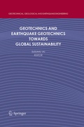 Cover: Geotechnics and Earthquake Geotechnics Towards Global Sustainability - Springer