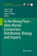 Cover: In the Wrong Place - Alien Marine Crustaceans: Distribution, Biology and Impacts - Springer