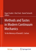 Cover: Methods and Tastes in Modern Continuum Mechanics - Springer