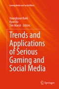 Cover: Trends and Applications of Serious Gaming and Social Media - Springer